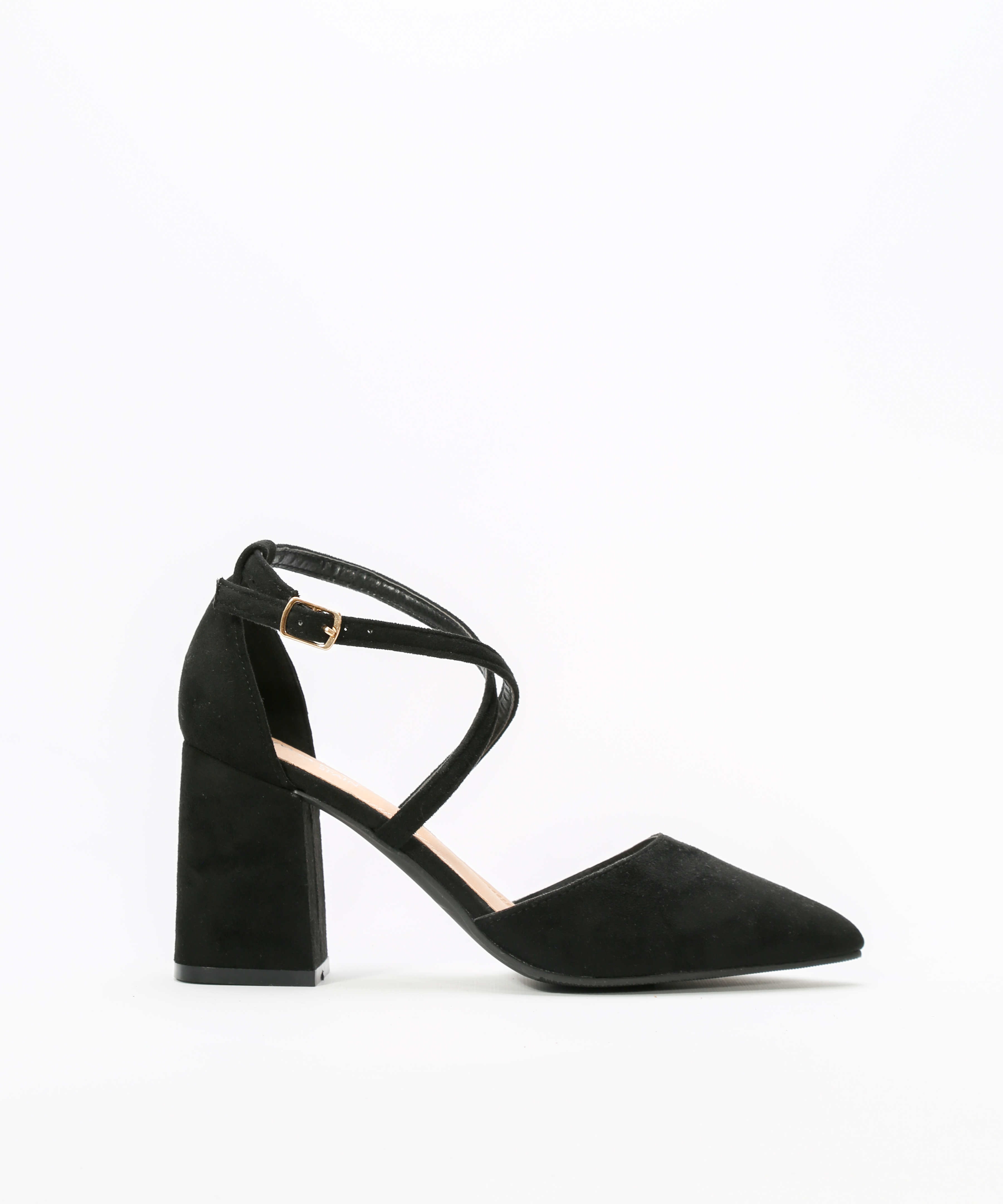 Zapatos tacón tiras cruzadas